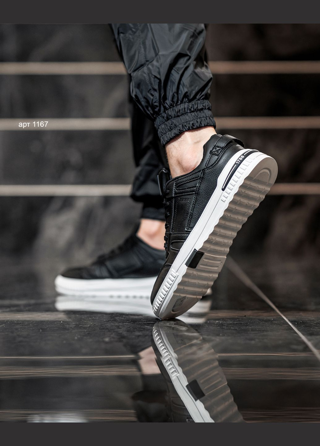 Черные кеды мужские style black ked No Brand