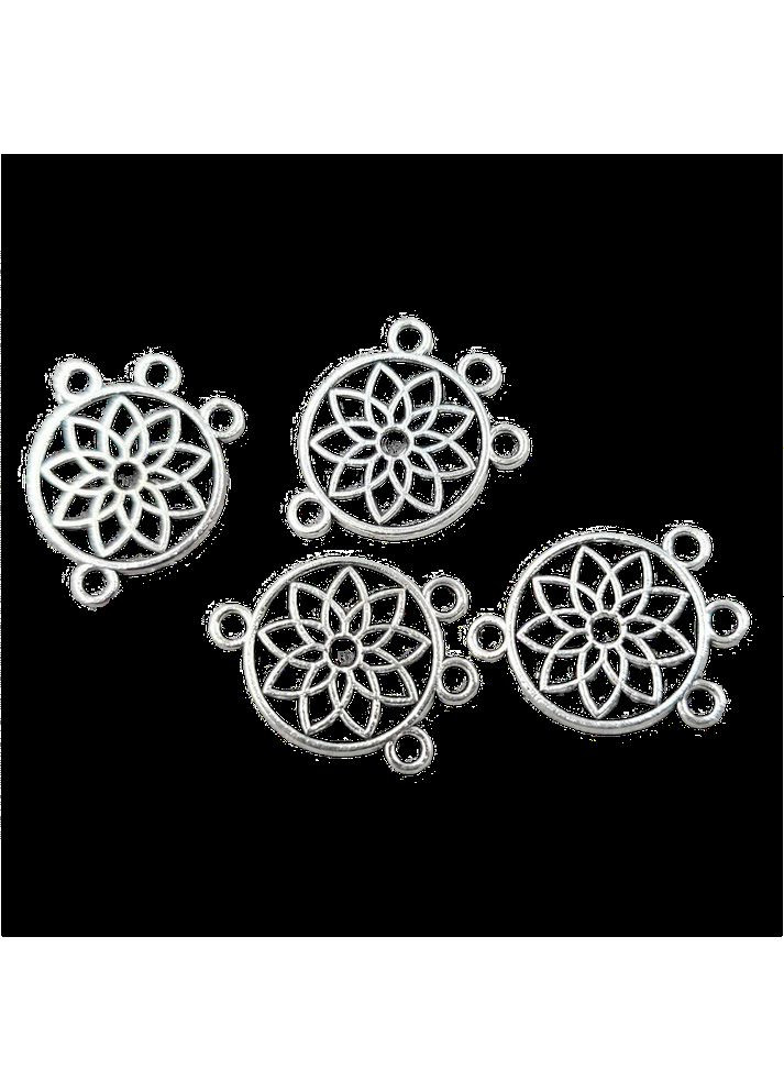 Конектори Кулони підвіски основи для ловця снів Античне срібло 14 мм x 18 мм Finding (315799688)