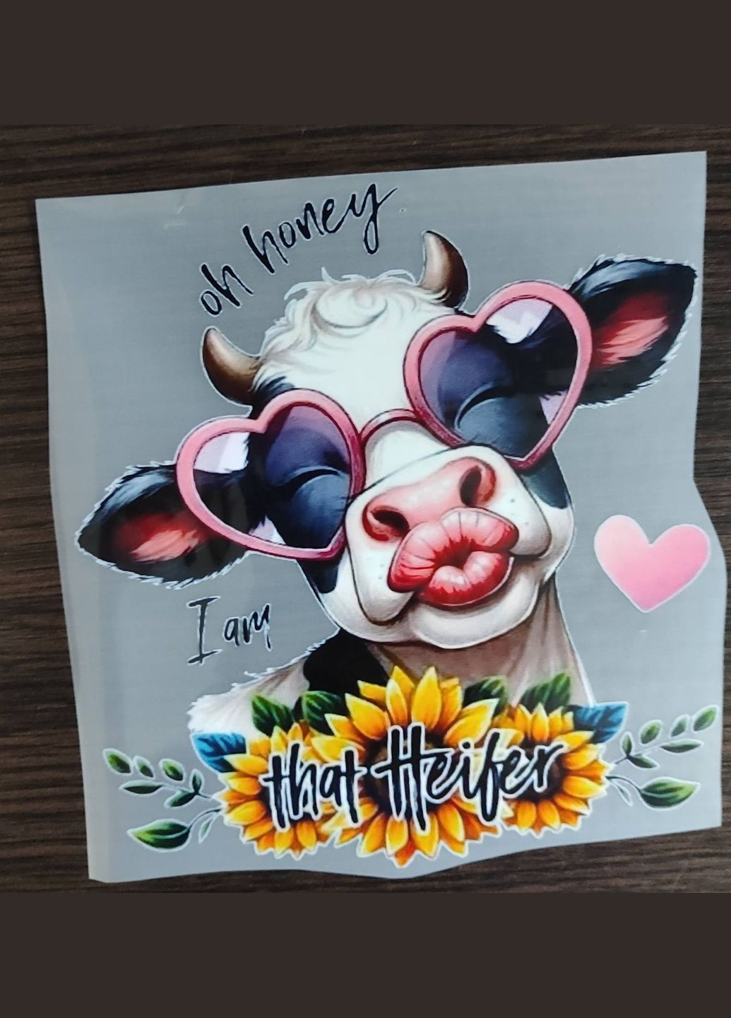 Термонаклейка на одяг "Весела корівка" Кураж (316094658)