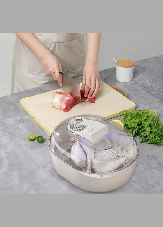 Лоток для размораживания домашних продуктов 6 в 1 белый (2103354305) No Brand (329194457)