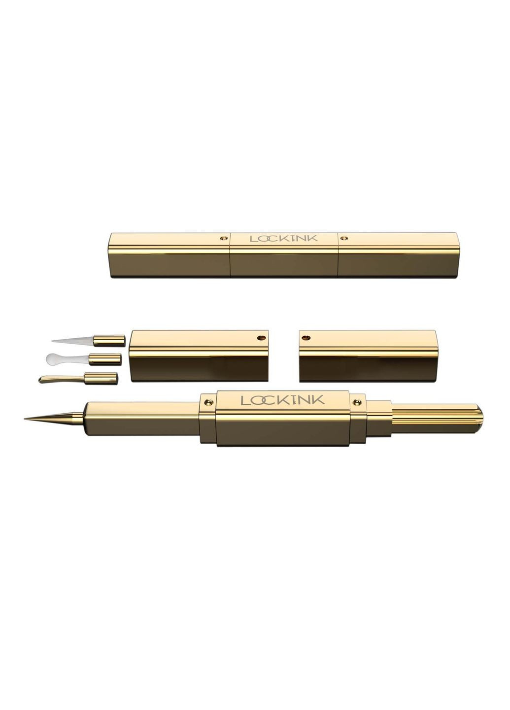 Эксклюзивный тиклер 5-head Flirting Tickler - Golden с пятью насадками Lockink (335387223)