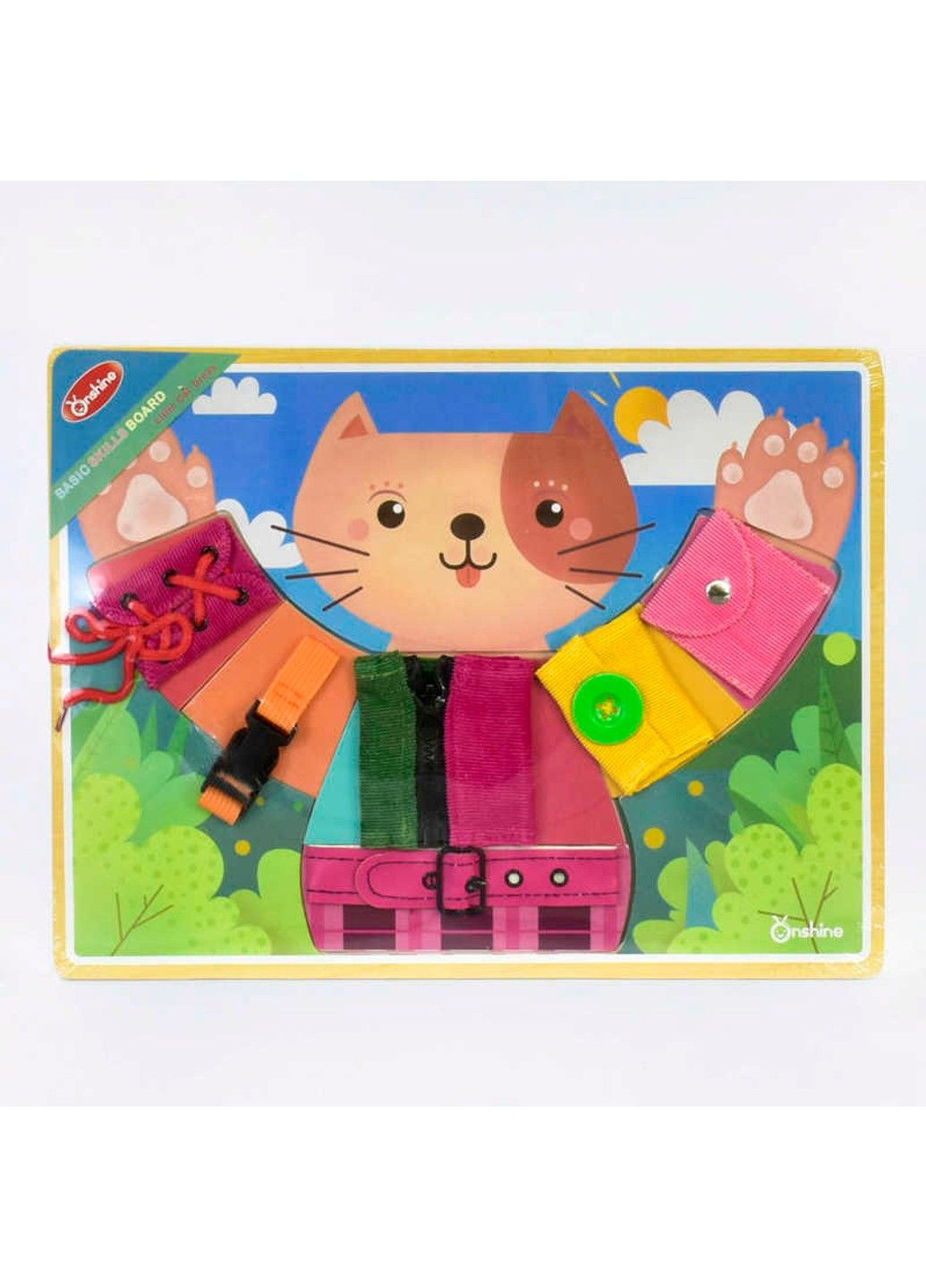 Бізіборд дерев'яний С 37154 (24) "Кішечка" No Brand (305063294)