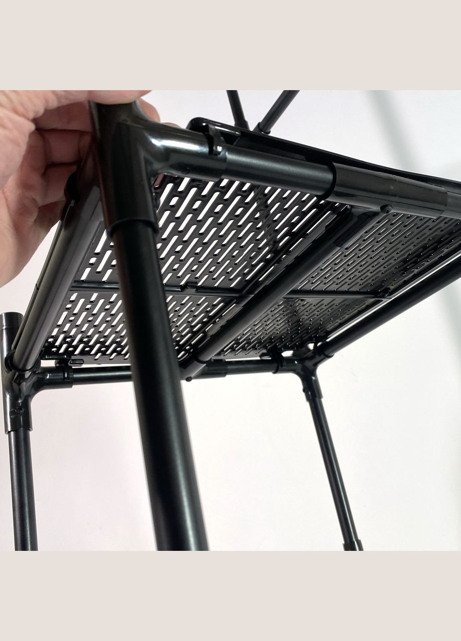 Полиця-стелаж у ванну кімнату Bona Part 1 - 3х ярусна етажерка з поличками для дрібних речей Broody (300778509)