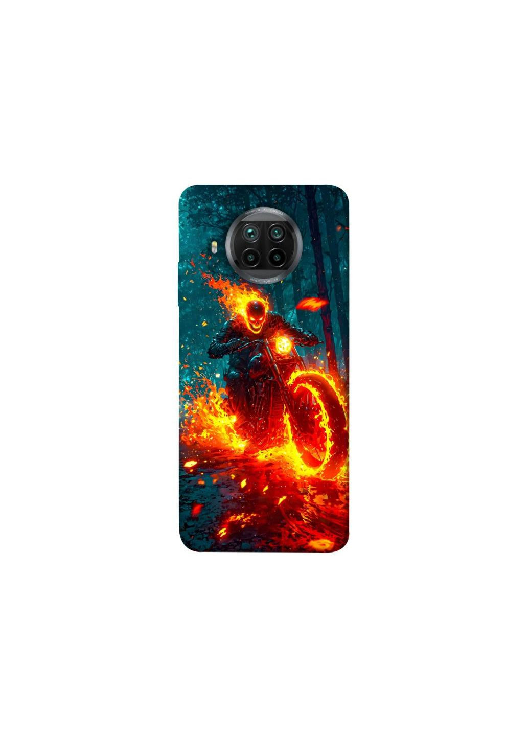 Чехол на Xiaomi Mi 10T Lite / Redmi Note 9 Pro 5G ghost rider Frontalka (349832803)
