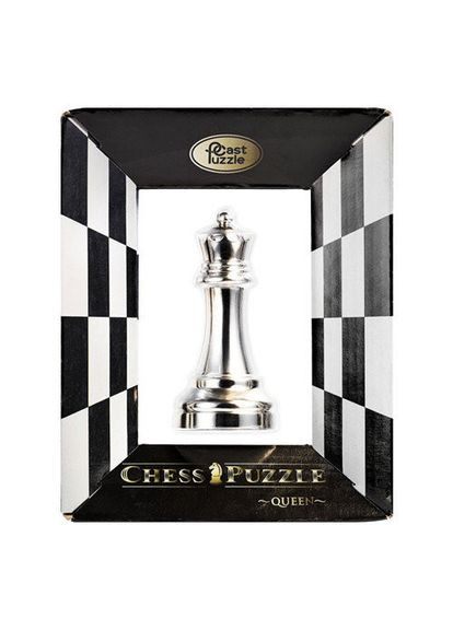 Головоломка Cast Chess Quenn silver Шахматная королева 473685 Cast Puzzle (315350889)