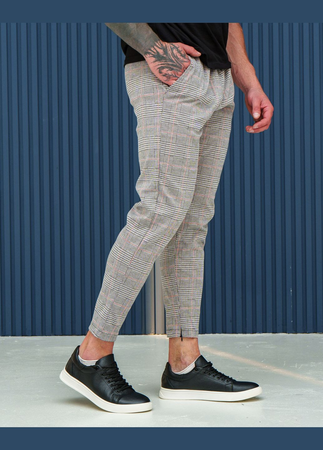 Брюки чоловічі приталені No Brand брюки (288139351)