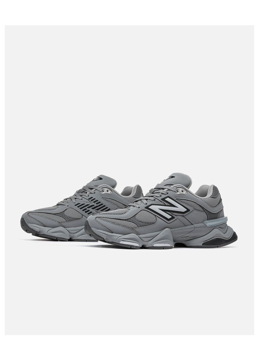 Серые демисезонные кроссовки мужские No Brand