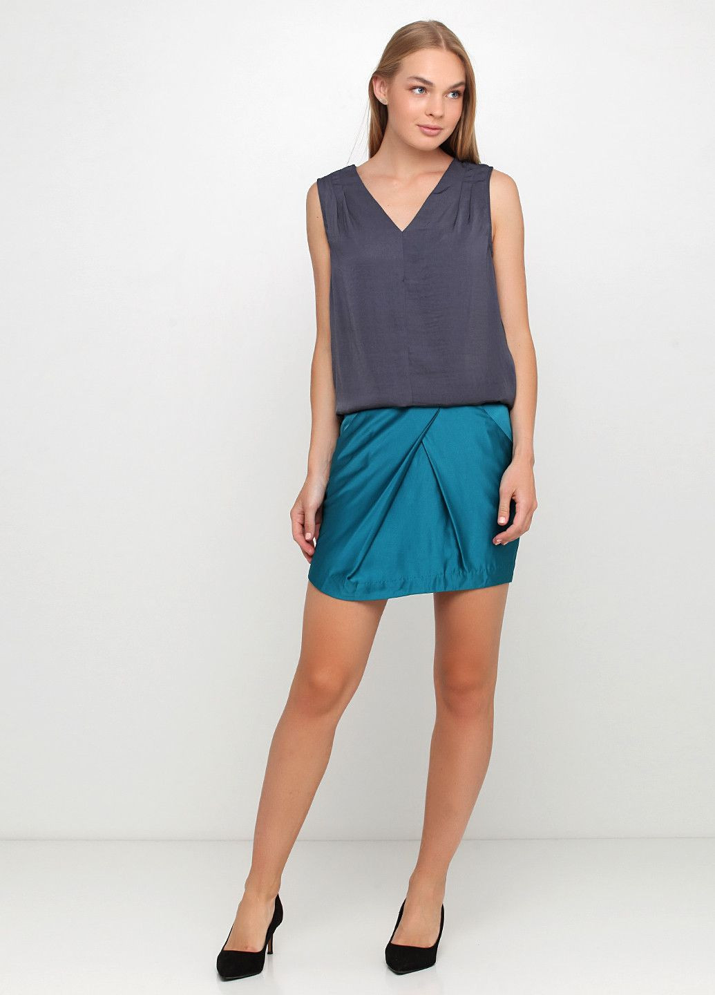 Зеленая повседневная юбка зеленый Traffic People