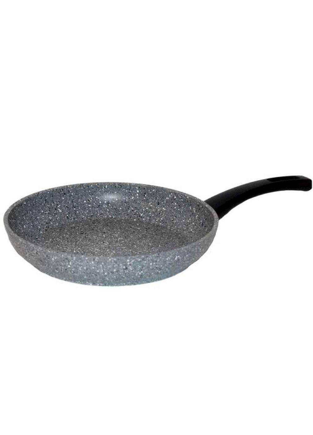 Сковорода без крышки 28см с антипригарным покрытием Гранит Грей 28136Р ТМ BIOL Биол (304640723)