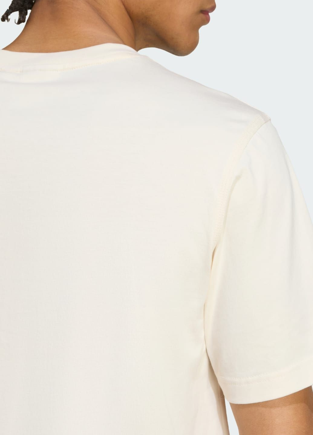 Біла футболка trefoil essentials adidas