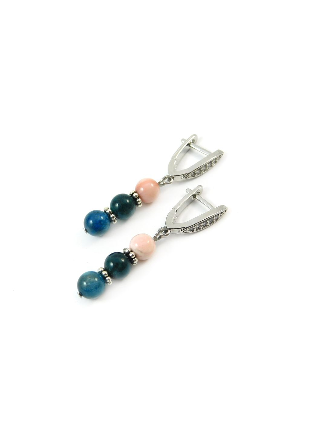 Сережки Апатит, Опал Fursa fashion (322313206)