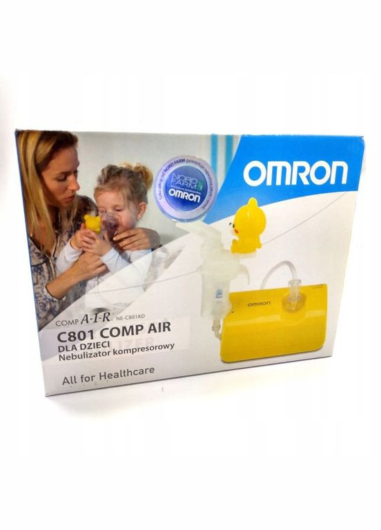 Ингалятор (небулайзер) NEC801S-KDD (NE-C801S-KDD) для детей компрессорная гарантия 3 года Omron (296785471)