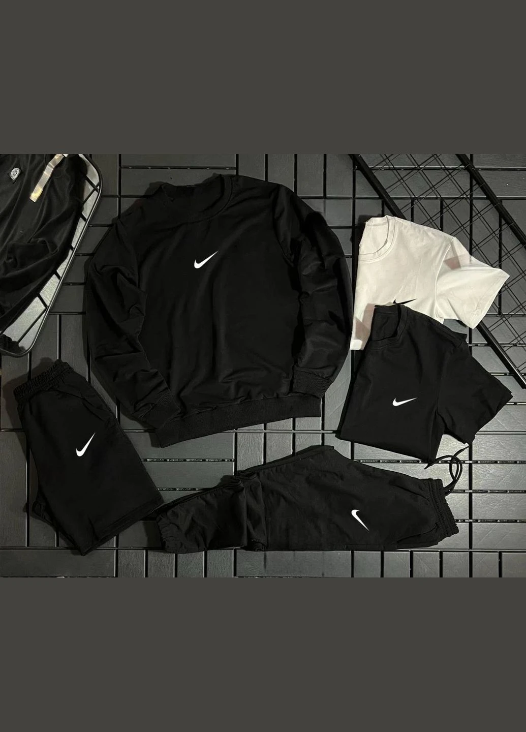 Комплект (свитшот+штаны+шорты+2 шт футболки) No Brand (322962085)