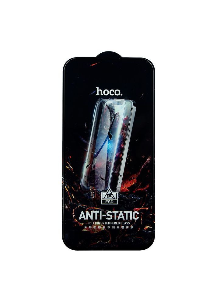 Защитное стекло G10 HD Anti-static iPhone 14 Pro Max 25 шт Black Hoco (313237916)