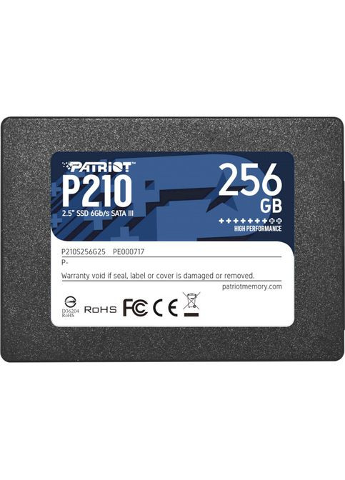 SSD накопичувач 2.5" 256GB SATA TLC P210 (P210S256G25) Patriot (316061746)