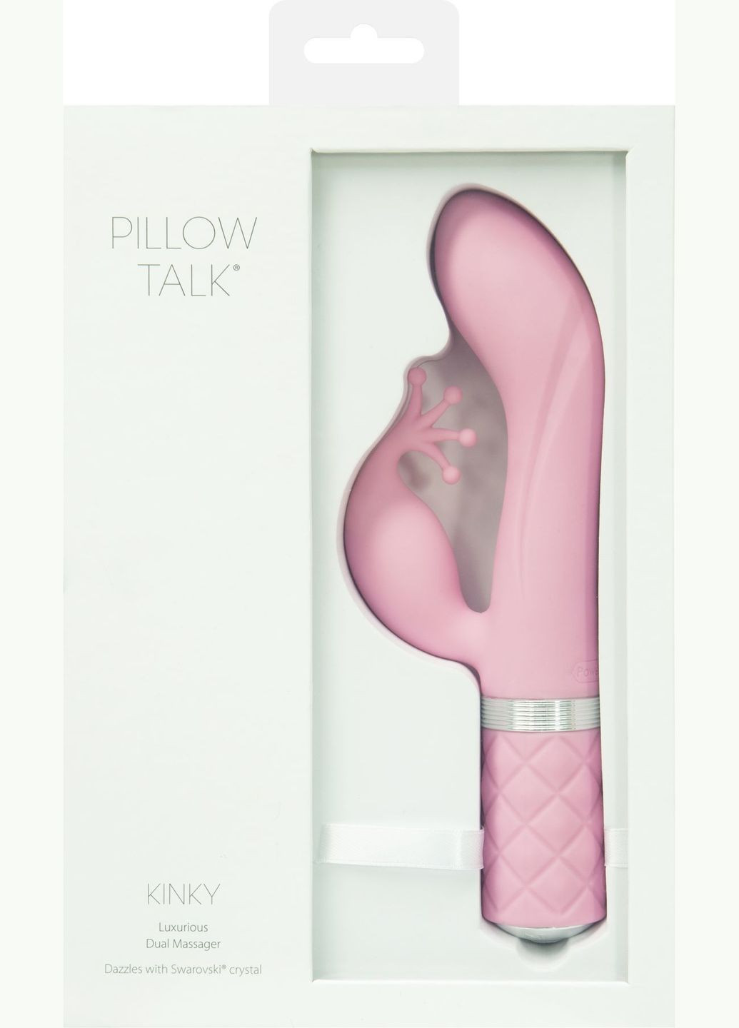 Розкішний вібраторкролик Kinky - CherryLove Pillow Talk (282710352)