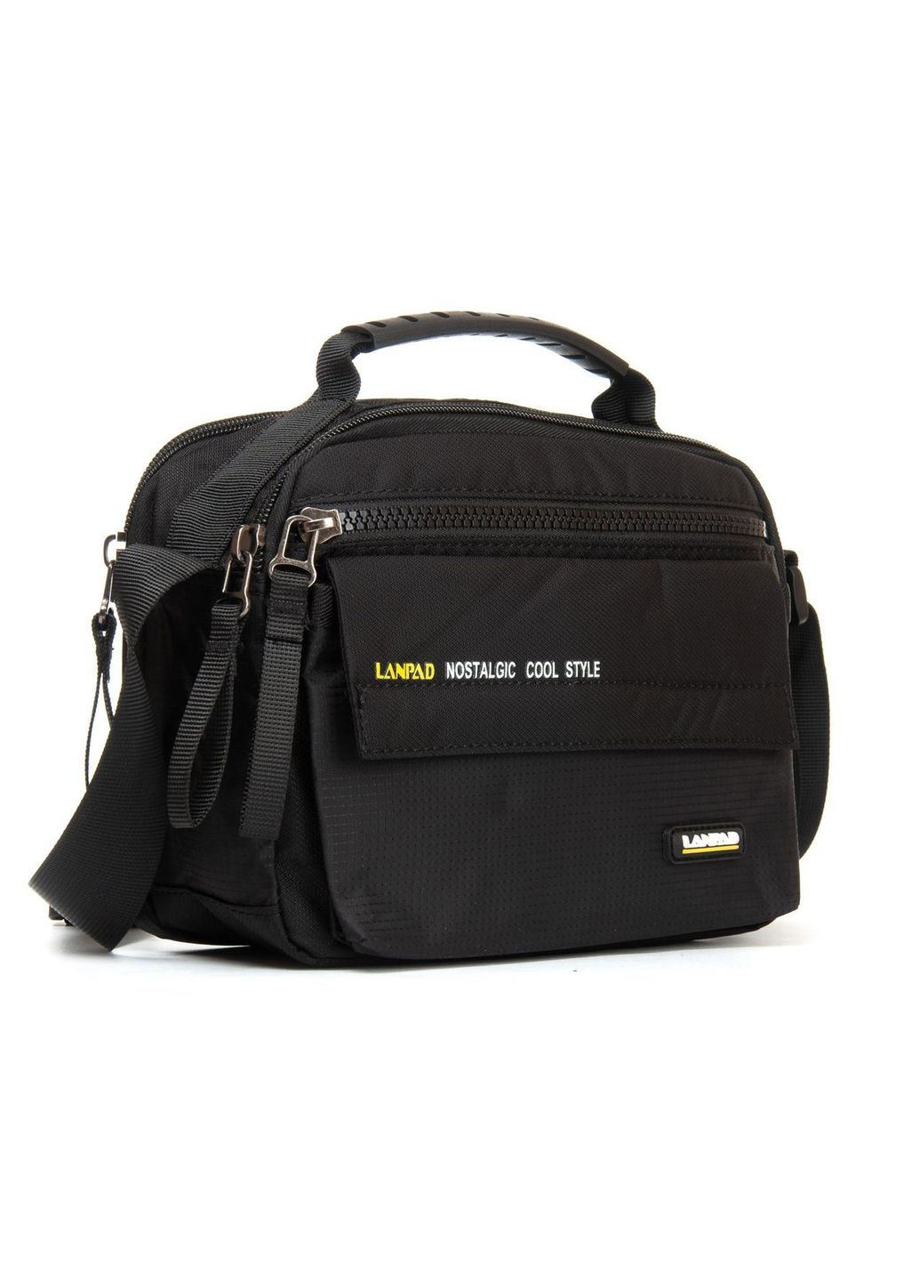 Сумка чоловіча тканинна, чорний Lanpad (360894186)