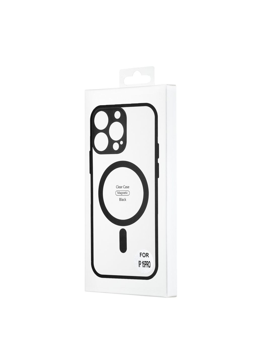 Чохол Color Edge with MagSafe (Protected Camera) Black Case iPhone 15 Pro (322701633)