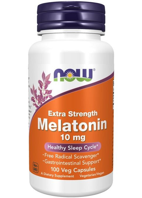 Melatonin 10 mg 100 Veg Caps Now Foods (289355434)