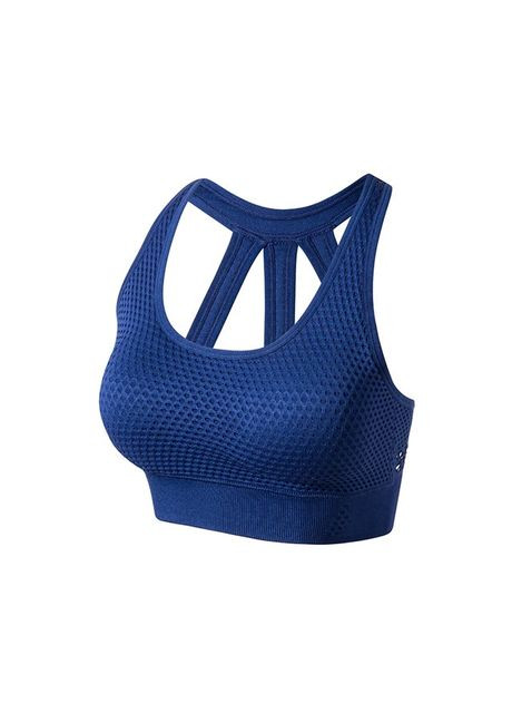 Топ «NAQIYAYABEI» с чашками, синего цвета, размер L Trends (330757569)