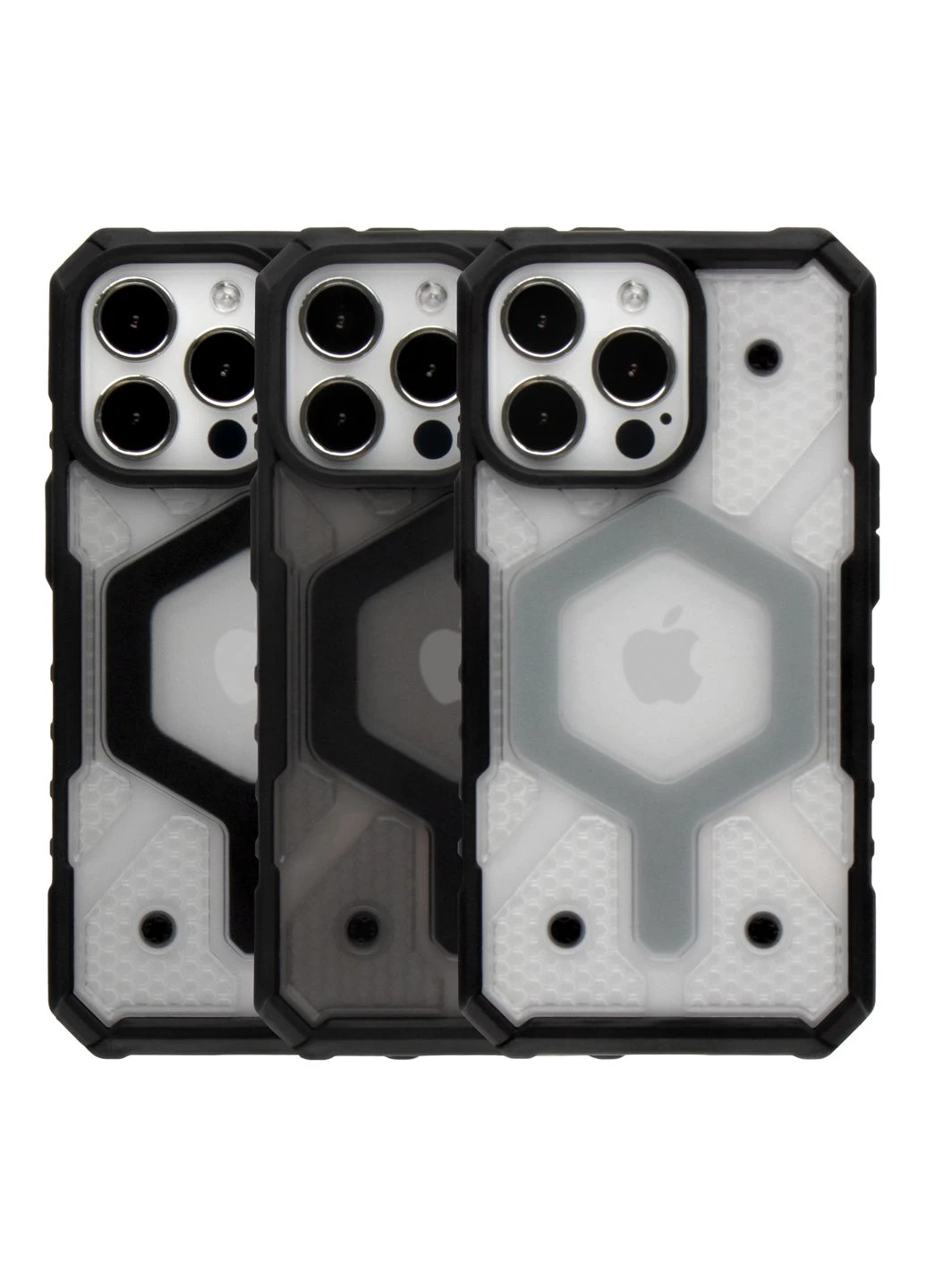 Чехол TPU+PC ArmorHex Magnetic Case для iPhone 14 Pro Max Цвет Transparent Grey No Brand Apple iPhone 14 Pro Max 2022 (336150386)