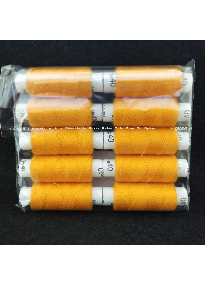 032 Нити в катушках, для шитья 100% полиэстер 40/2 (боб 200м) Plus-plus (354795332)