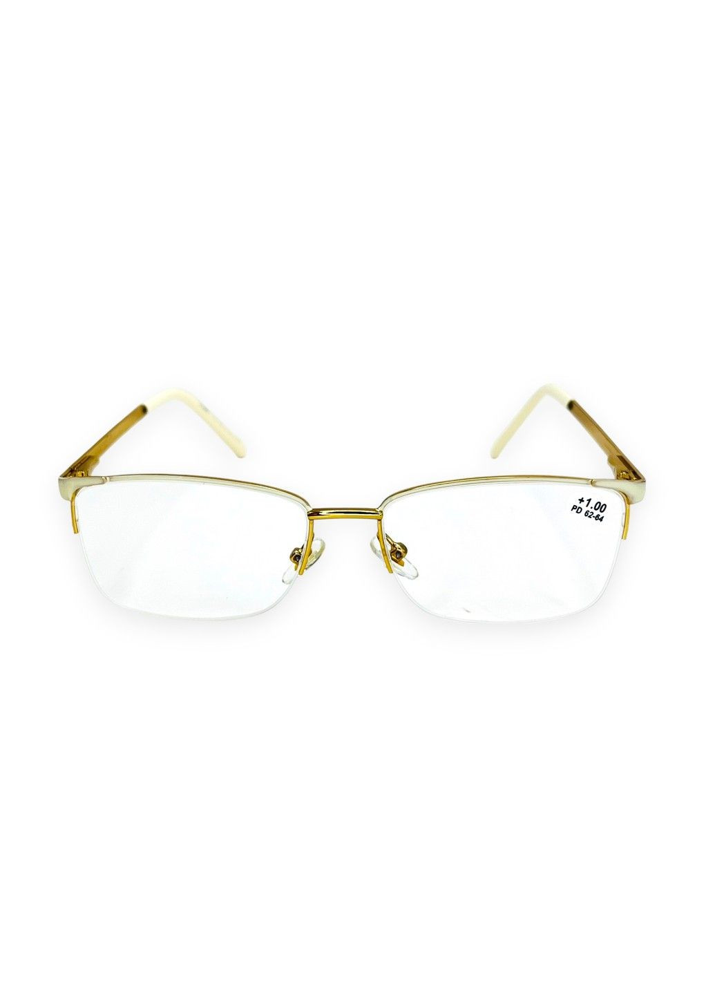 Очки для зрения женские золотисто-белые No Brand (305416117)