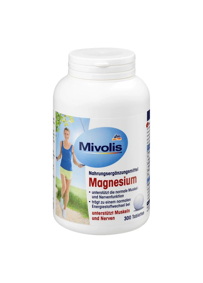 Витамины для сердечно-сосудистой системы и нервов Magnesium, 300 шт от DM Mivolis (360654998)
