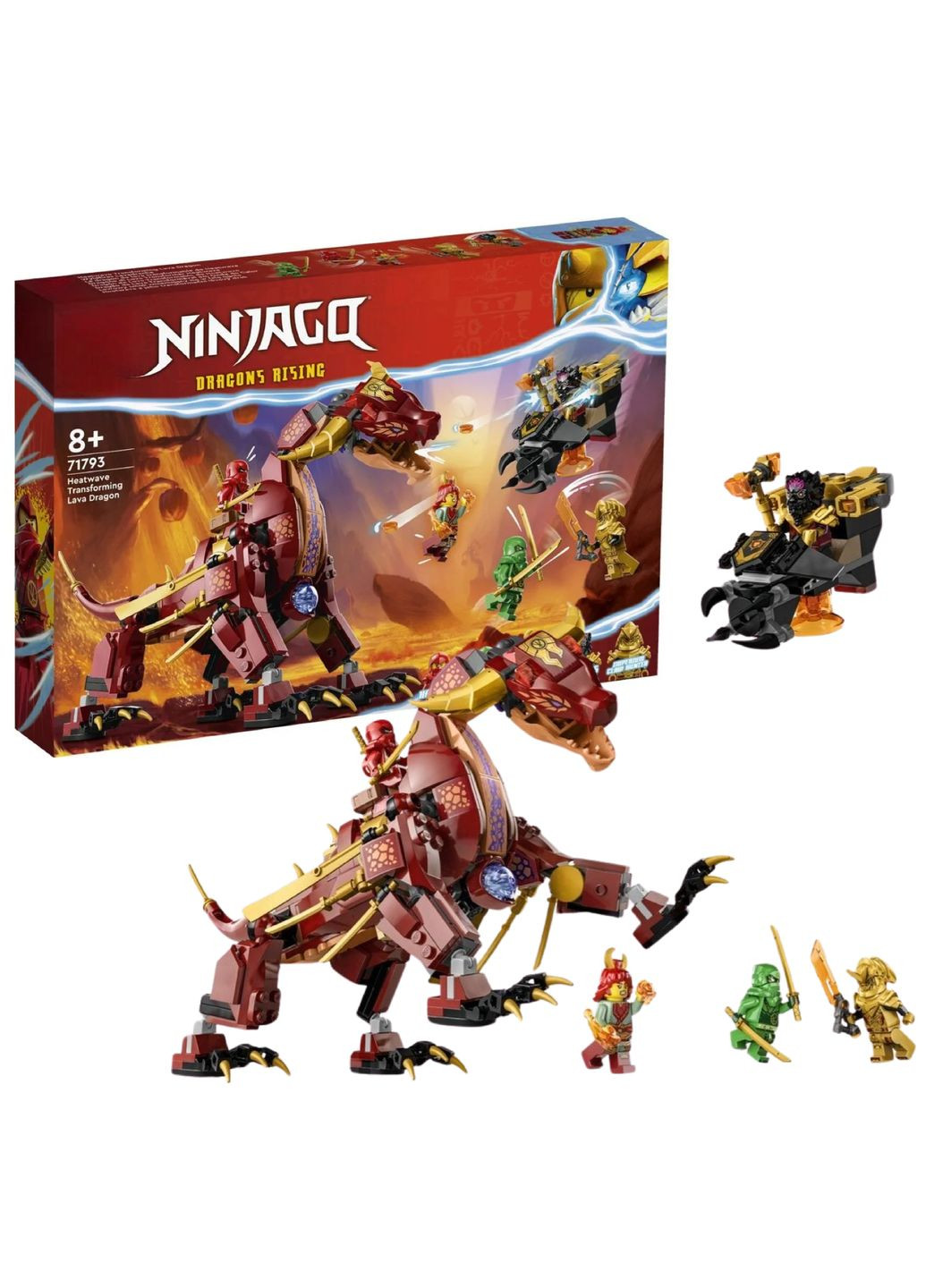 Конструктор Ninjago 11093 «Тепловая волна Лавового дракона» на 479 детали No Brand (291985602)