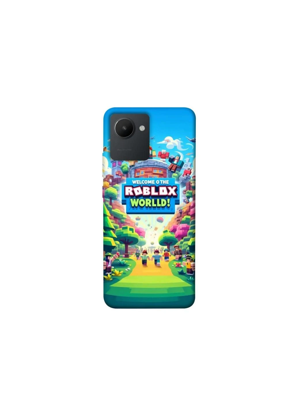 Чехол на Realme C30 Roblox World Frontalka (356093854)