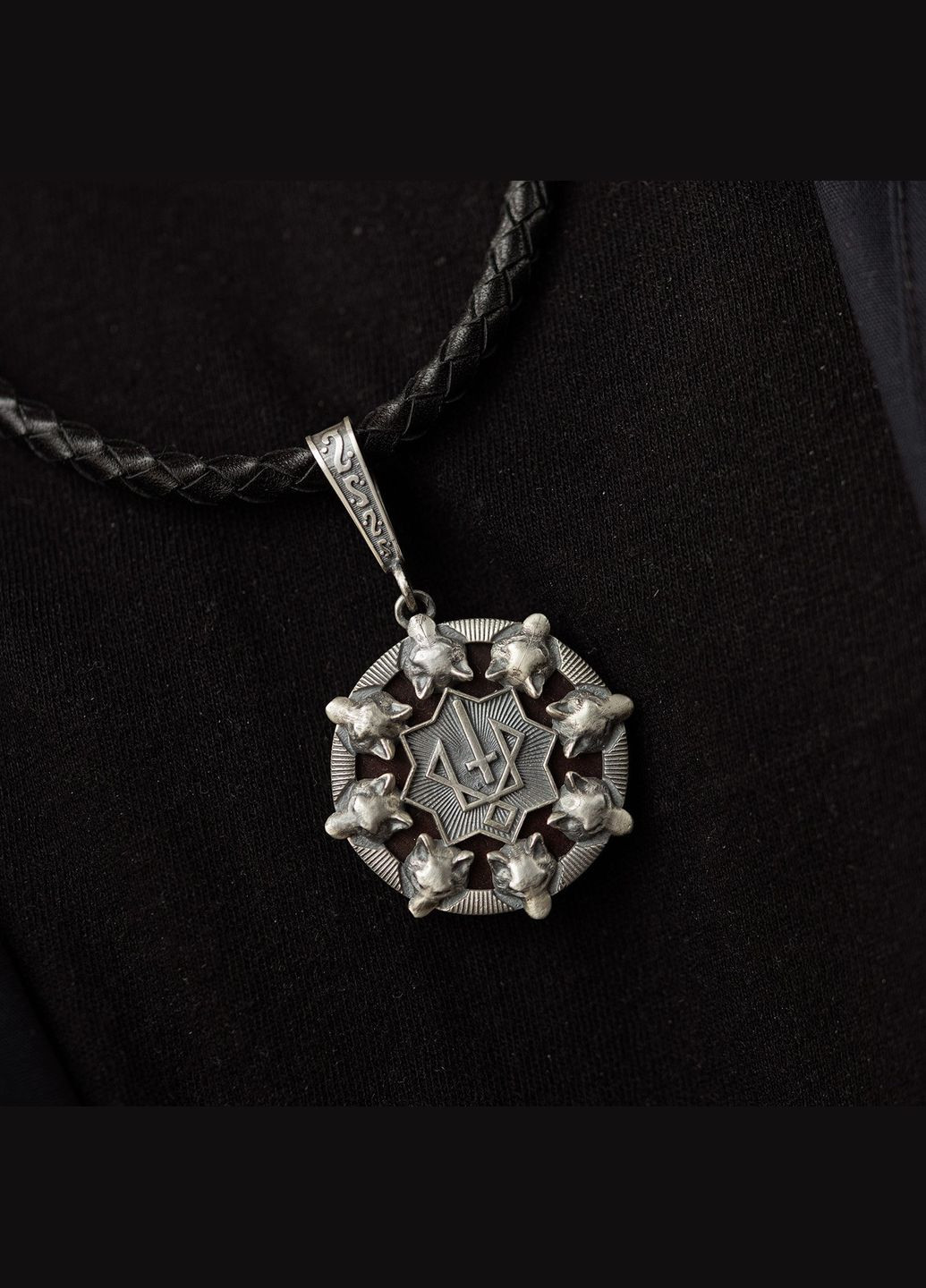 Срібний кулон Оберіг Руевіт з деревом 153 Oniks (264644263)