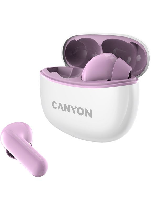 Гарнітура TWS-5 Bluetooth Purple (CNS-TWS5PU) Canyon (307166808)