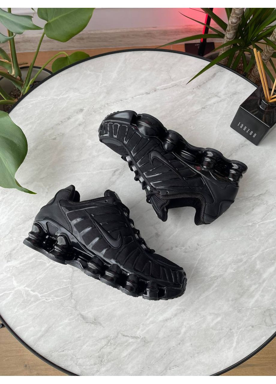 Кросівки жіночі і чоловічі Nike Shox TL Black | Найк Шокс ТЛ чорні No Brand чорні демісезони (362085049)