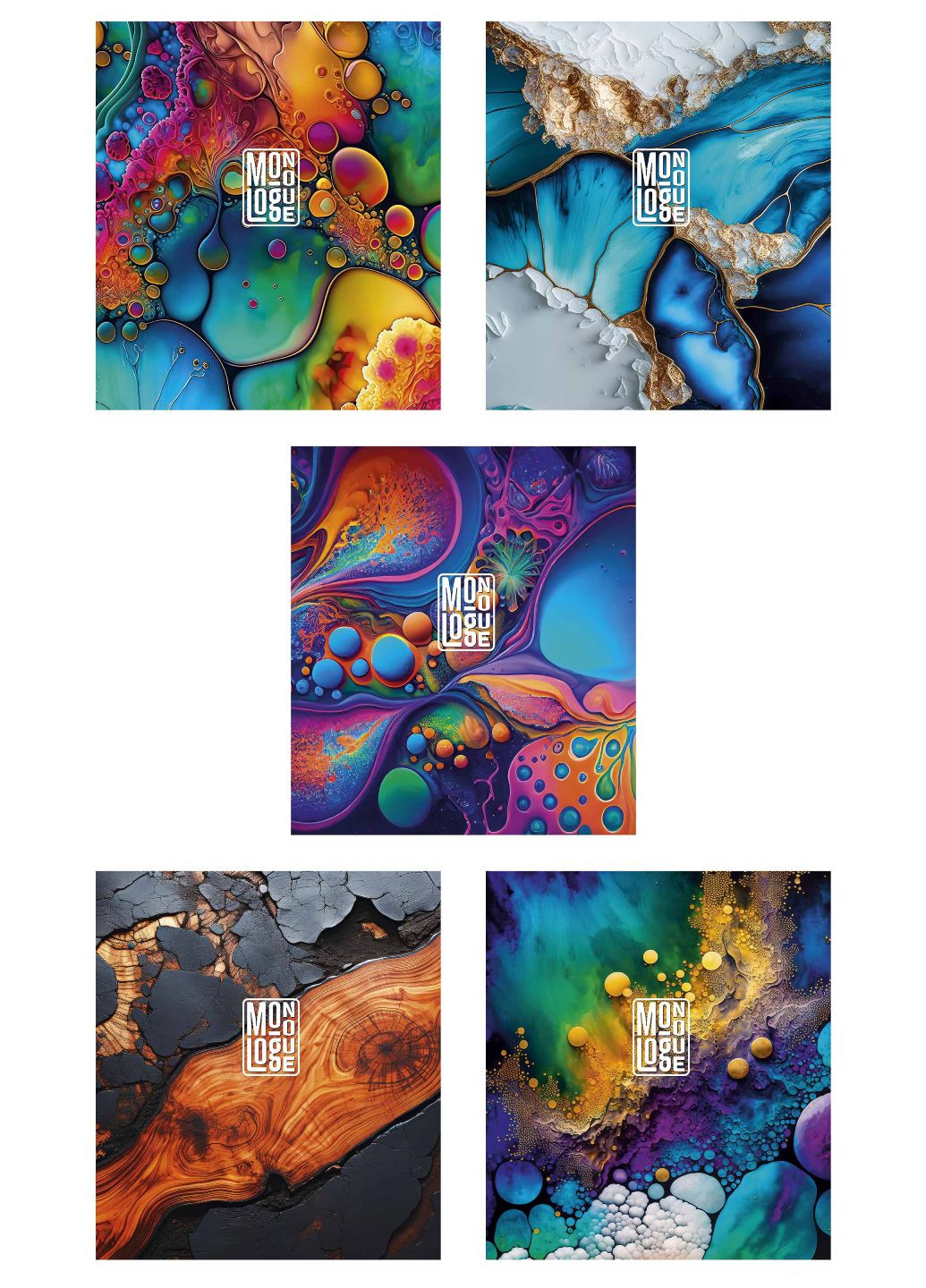 Тетради общие, набор 5 шт, УФ-лак. Тетрадь в линию 96л. 3305 4820006471415 Школярик (300064803)