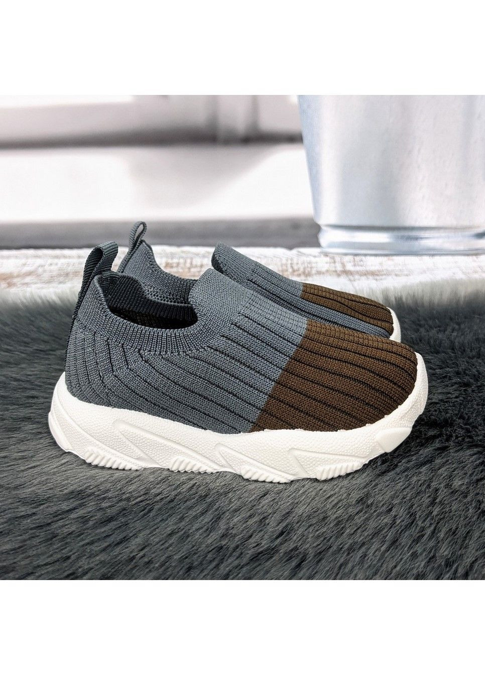 Темно-серые мокасины для мальчика Fashion