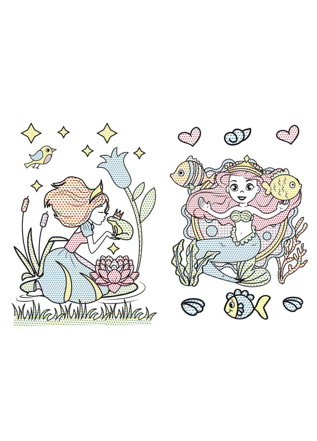 Великі водні розмальовки "Принцеси" (укр) (F00021842) Crystal Book (362427273)