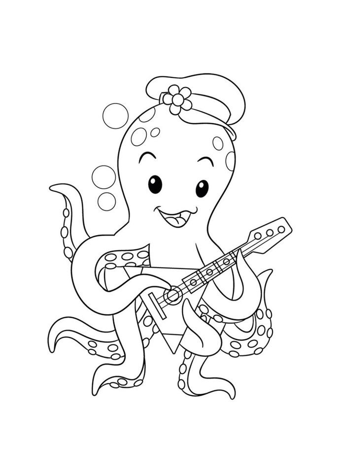 Детская раскраска на холсте "Гитарист" 15076-AC Art Craft (327873591)