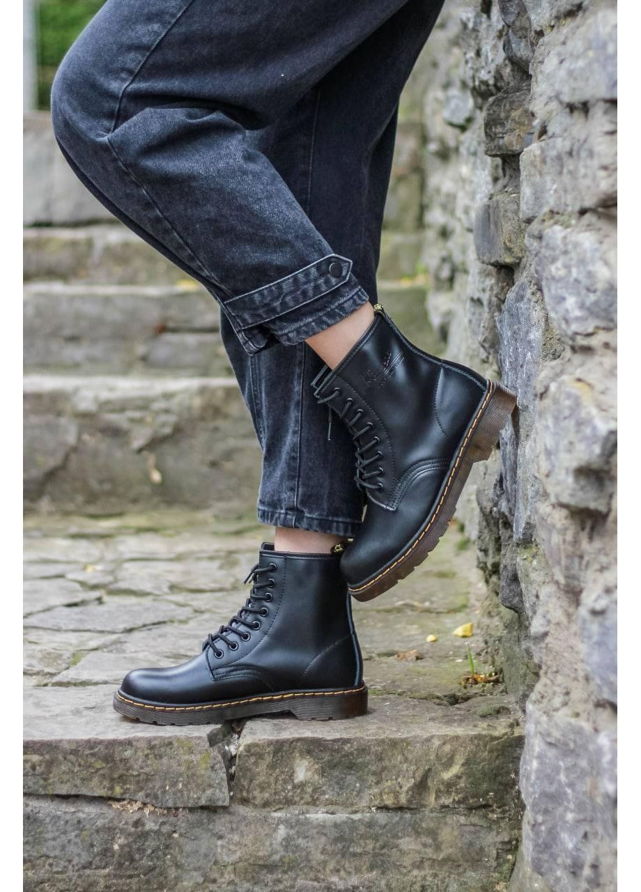 Ботинки женские и мужские Dr. Martens 1460 Black 11822006 Доктор Мартенс No Brand (364860217)