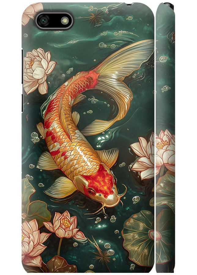 3D пластиковый матовый чехол 'Мелодия Лотоса' для Endorphone Huawei Y5 2018 (291127370)