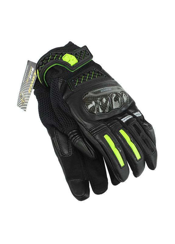 Моторукавички Sensor Touch MC52 Чорно-зелений, (07439044) SCOYCO (323611345)