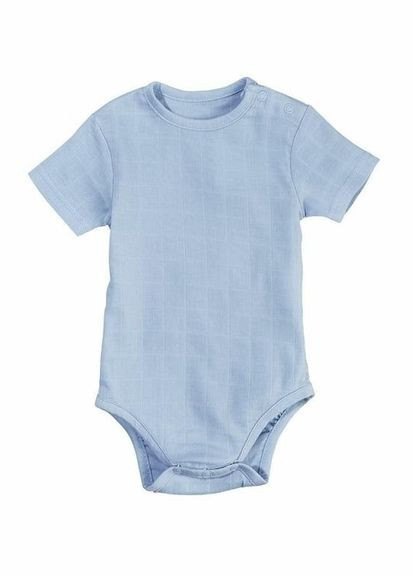 Боді бавовняний для хлопчика 296323 блакитний Lupilu (282969632)
