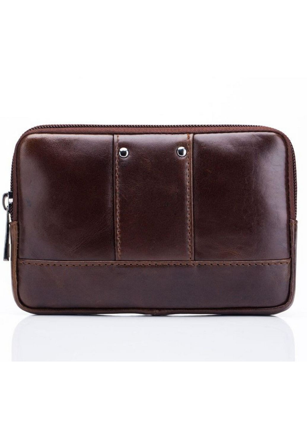 Чоловіча шкіряна сумка на пояс 11х17х3 см BULL (315873048)