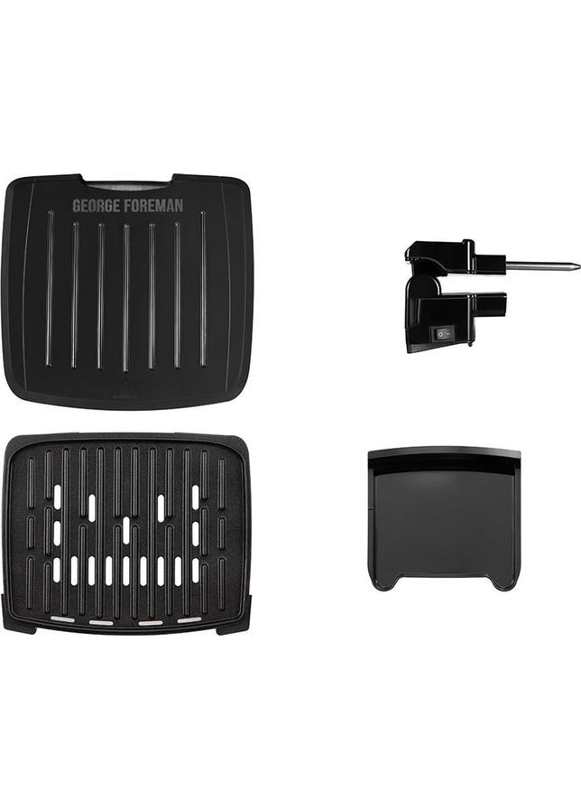 Гриль George Foreman прижимной Immersa Medium, 1300Вт, темп. режимов1, съемные пластины, металл, пластик, черный Russell Hobbs (315004592)