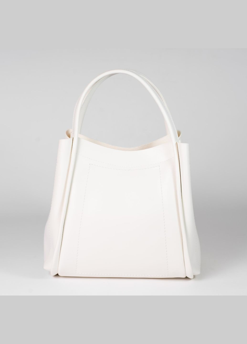 Сумка жіноча Шопер функціональна біла з екошкіри NIUNIU (333594191)