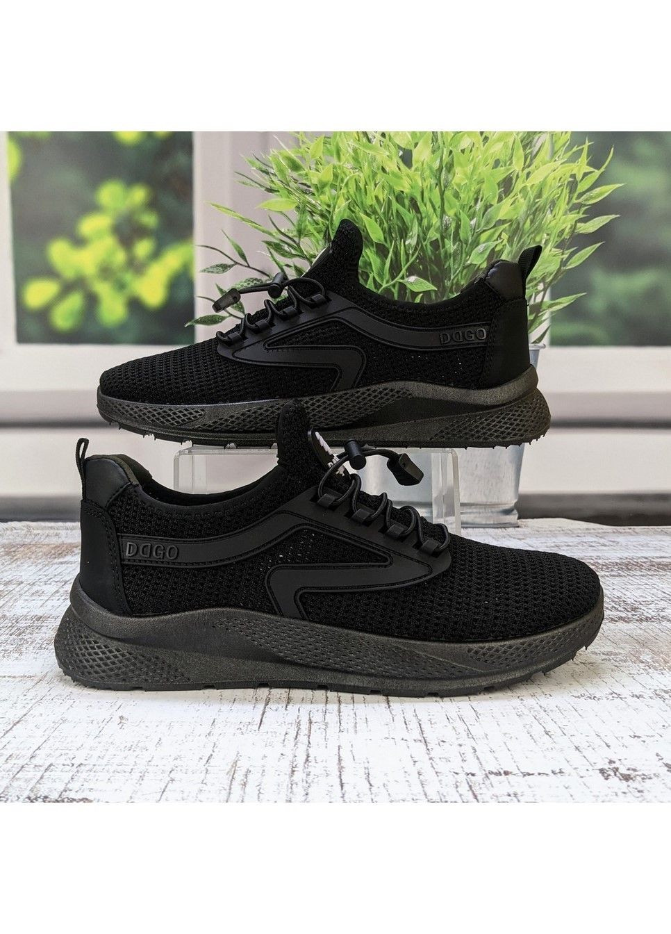 Чорні Осінні кросівки чоловічі Dago Style