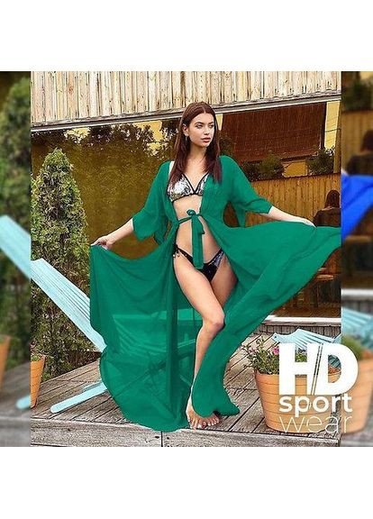 Пляжный халат Шифоновая женская накидка туника длинная парео 46 48 50 52 54 56 No Brand (368999048)