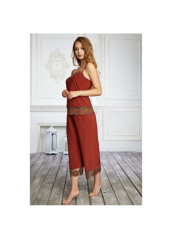 Бордова всесезон піжама “кюлоти” від lady di No Brand