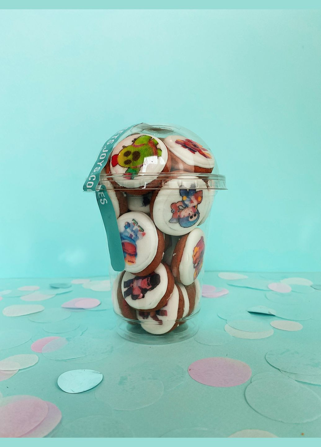 Имбирные пряники стаканчик "Brawl Stars" 22-24шт. 200г. Sweets and Joys 33 (321020149)