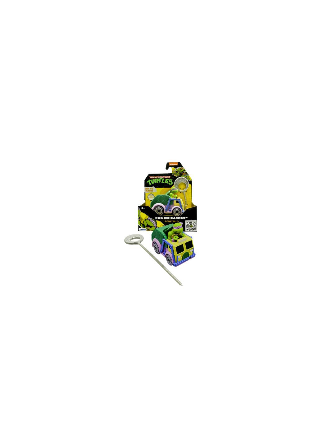 Игровой набор TMNT Черепашкининдзя классические Гонщик с лаунчером Донателло (71019) Funrise tmnt черепашки-ніндзя класичні гонщик з лаунчером (275100424)