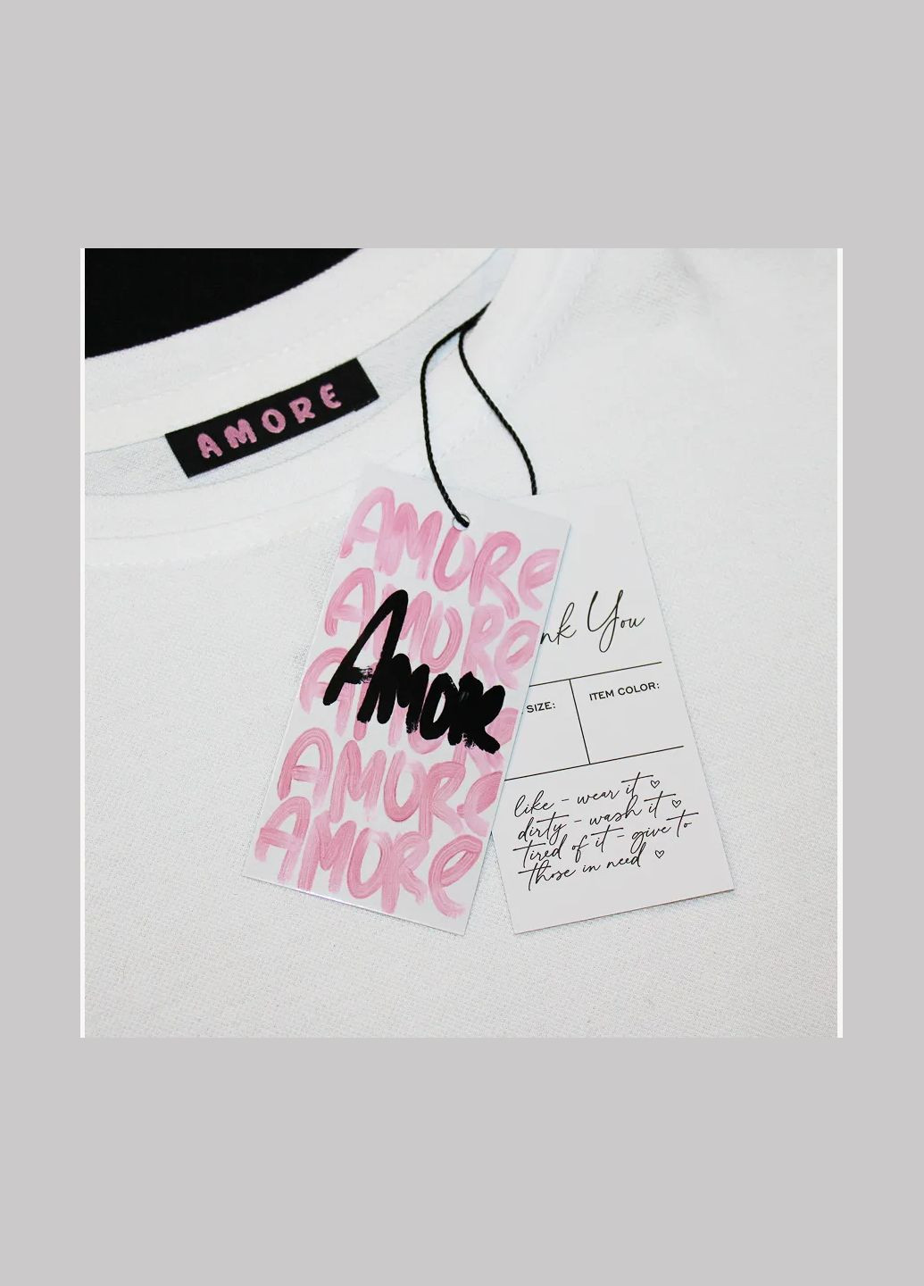 Бирка картонна "Amore" (3000) No Brand (335812336)